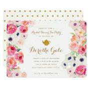 Tea Party Bridal Shower Invitations Funbridalshowerinvitations Tea Party Bridal Shower Invitations Funbridalshowerinvitations