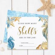 Under The Sea | Guess How Many Shells Game