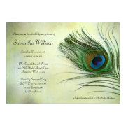 Peacock Bridal Shower Invitations Funbridalshowerinvitations