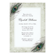 peacock bridal shower invitations funbridalshowerinvitations peacock bridal shower invitations