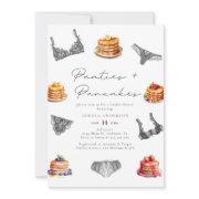 Watercolor Panties & Pancakes Bridal Shower
