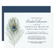 Peacock Bridal Shower Invitations Funbridalshowerinvitations