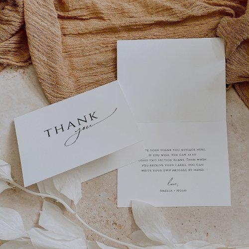 Whimsical Gender Neutral Folded Bridal Shower Thank You