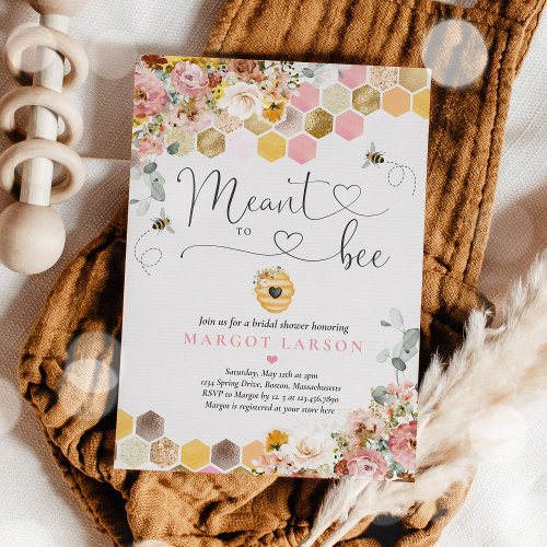 Wildflower Meant To Bee Bridal Shower